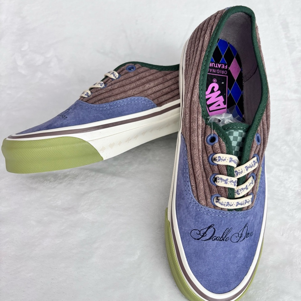 VANS X Feature OG Authentic LX Double Down Sinner's Club Sneakers--NEW--7.5